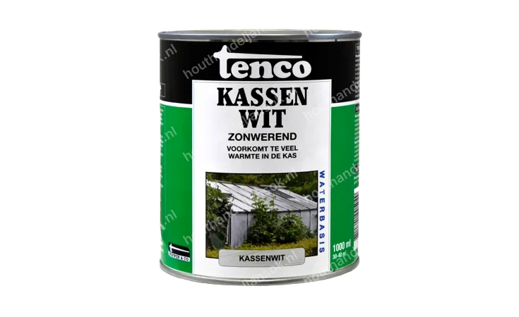 Kassenwit deckend/transparent bij water 1 Liter