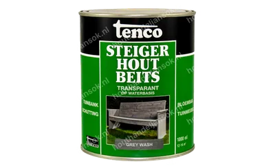 Steigerhoutbeits grey wash transparant 1,0 liter