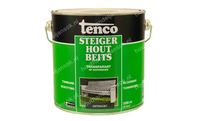 Steigerhoutbeits antraciet transparant 2,5 liter