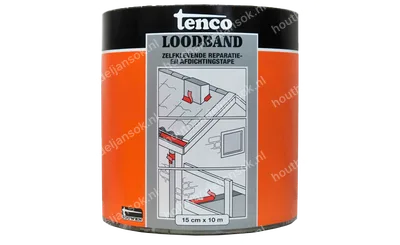 Loodband zelfklevend 15,0 cm. x 10 meter