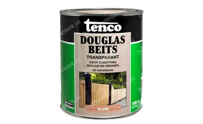 Douglasbeits blank transparant 1,0 liter