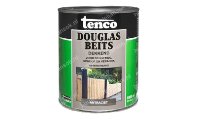 Douglasbeits antraciet dekkend 1,0 liter