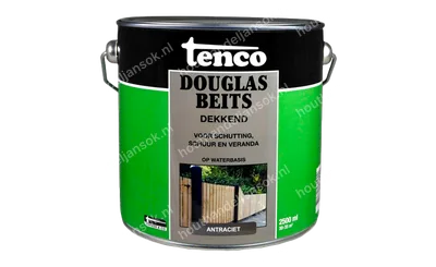 Douglasbeits antraciet dekkend 2,5 liter