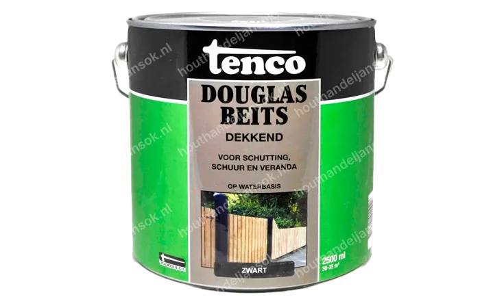 Douglasbeits zwart dekkend 2,5 liter