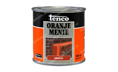 Oranje menie dekkend 0,25 liter