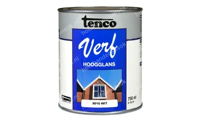 Tencoverf wit dekkend hoogglans 0,75 liter