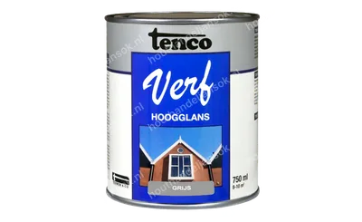 Tencoverf grijs dekkend hoogglans 0,75 liter