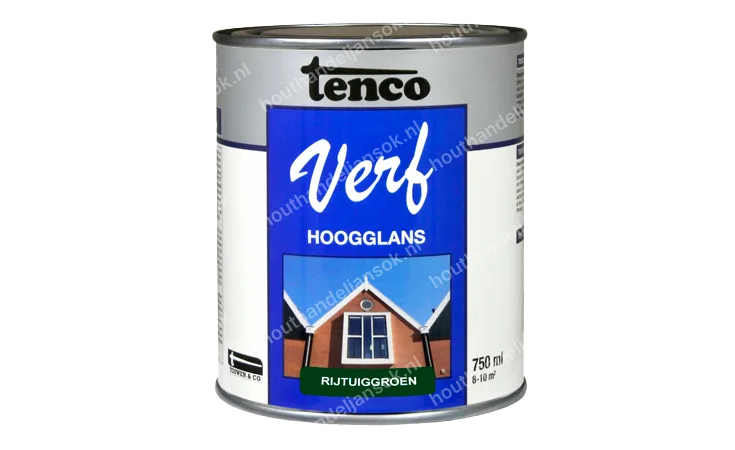 Tencoverf rijtuiggroen dekkend hoogglans 0,75 liter