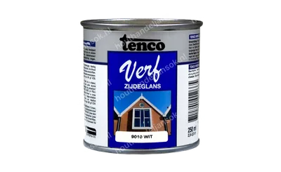 Tencoverf wit dekkend zijdeglans 0,25 liter