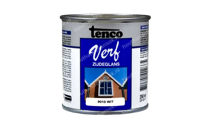 Tencoverf wit dekkend zijdeglans 0,25 liter