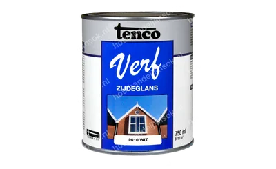 Tencoverf wit dekkend zijdeglans 0,75 liter