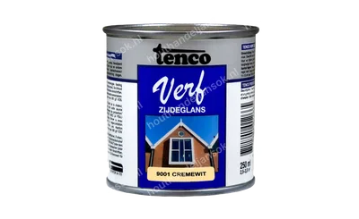 Tencoverf cremewit dekkend zijdeglans 0,25 liter
