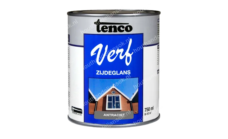 Tencoverf antraciet dekkend zijdeglans 0,75 liter