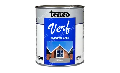 Tencoverf grijs dekkend zijdeglans 0,75 liter