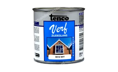 Tencoverf wit dekkend zijdeglans 0,25 liter