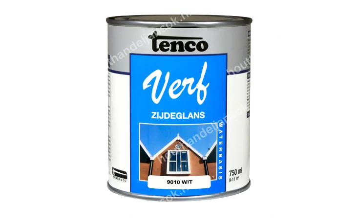 Tencoverf wit dekkend zijdeglans 0,75 liter