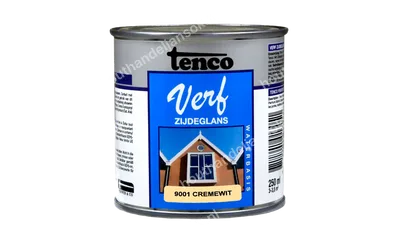 Tencoverf cremewit dekkend zijdeglans 0,25 liter