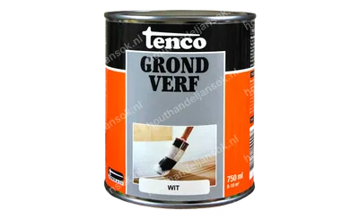 Grondverf wit dekkend 0,75 liter