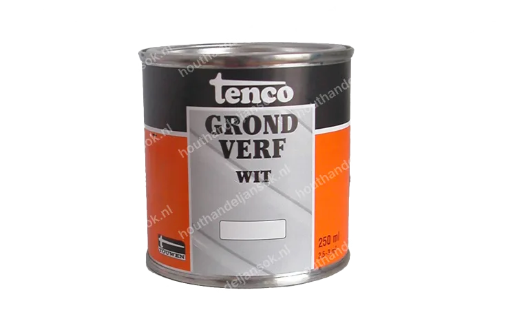 Grondverf wit dekkend 0,25 liter