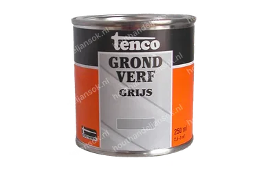 Grondverf grijs dekkend 0,25 liter