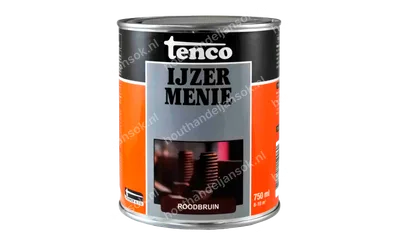 Ijzermenie roodbruin dekkend 0,75 liter