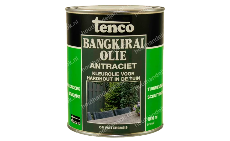 Bangkirai olie antraciet 1,0 Liter