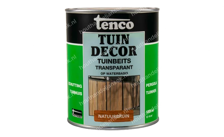 Tuindecor natuurbruin transparant 1,0 liter
