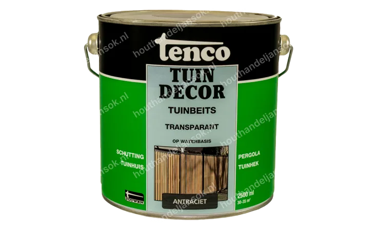 Tuindecor antraciet transparant 2,5 liter