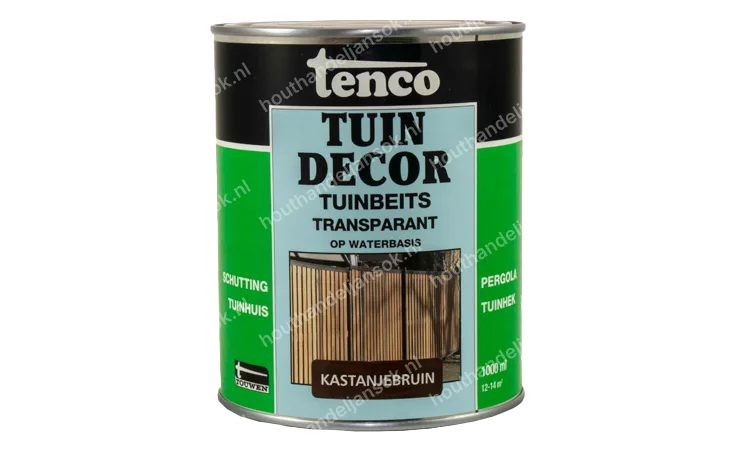 Tuindecor kastanjebruin transparant 1,0 liter
