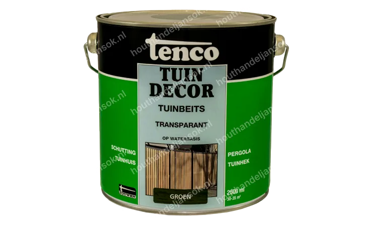 Tuindecor groen transparant 2,5 liter
