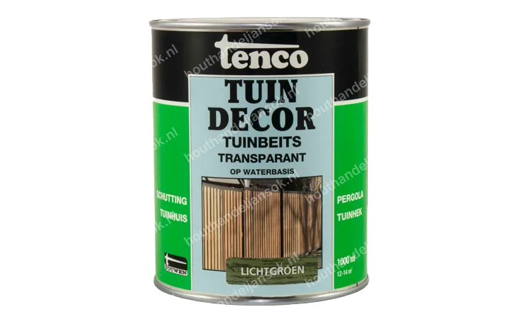 Tuindecor lichtgroen transparant 1,0 liter