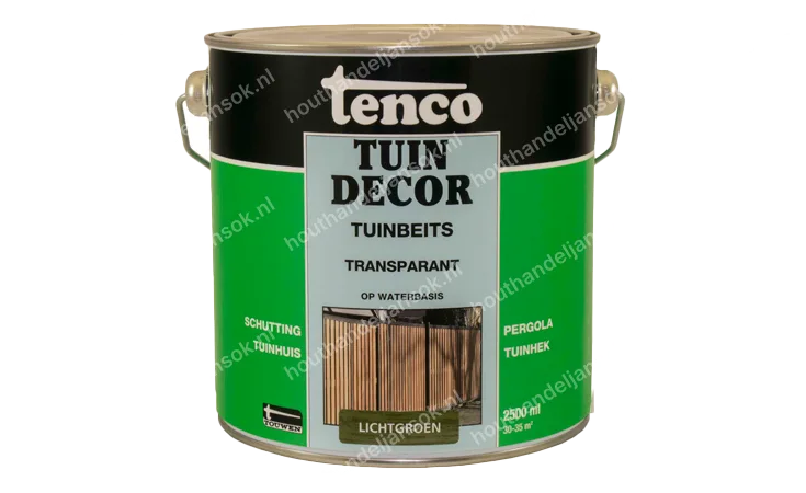 Tuindecor lichtgroen transparant 2,5 liter