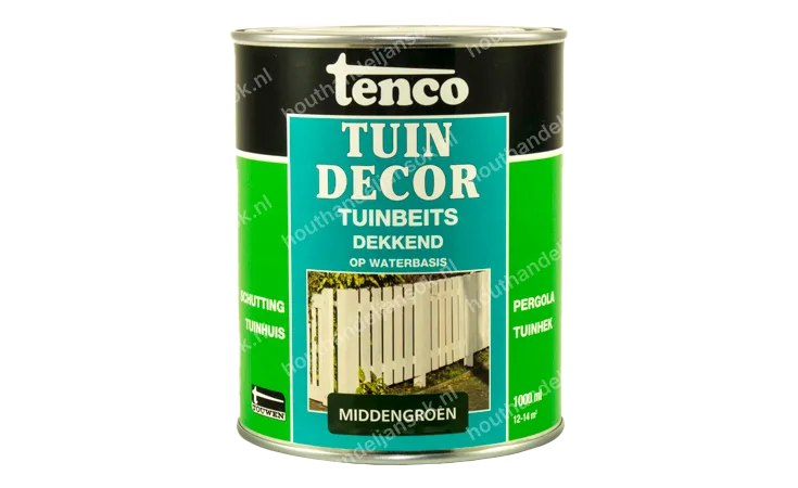 Tuindecor middengroen dekkend 1,0 liter