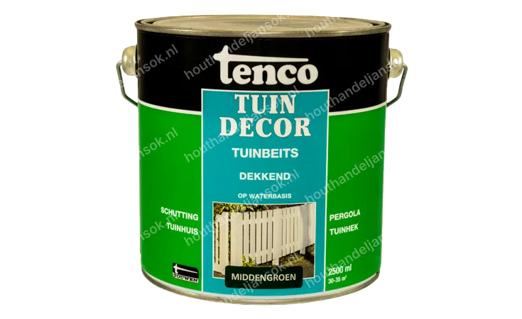 Tuindecor middengroen dekkend 2,5 liter