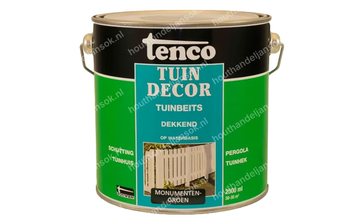 Tuindecor monumentengroen dekkend 2,5 liter