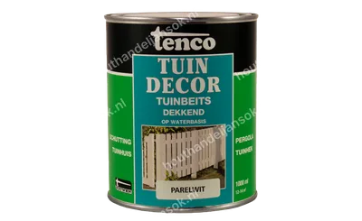 Tuindecor parelwit dekkend 1,0 liter