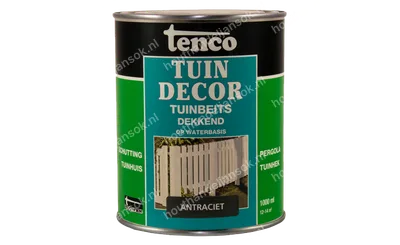 Tuindecor antraciet dekkend 1,0 liter