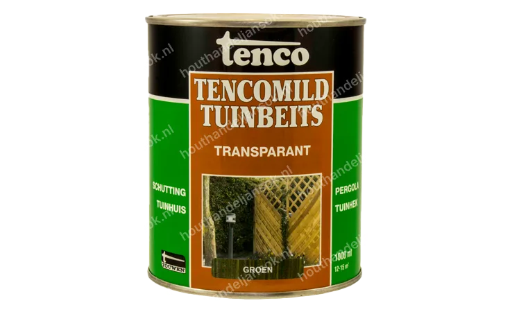 Tencomild groen transparant 1,0 liter