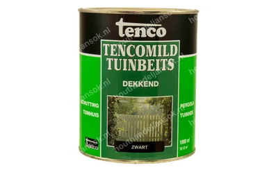 Tencomild zwart dekkend 1,0 liter