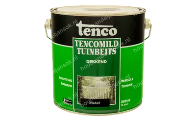 Tencomild zwart dekkend 2,5 liter