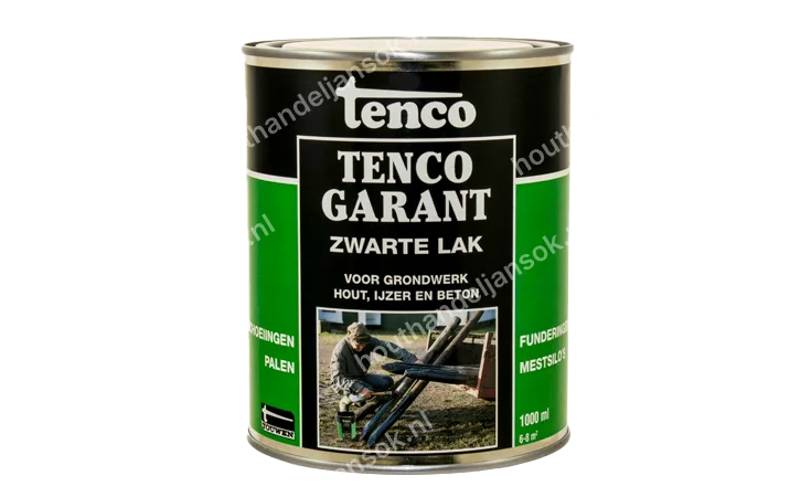 Tencomild zwart dekkend 1,0 liter