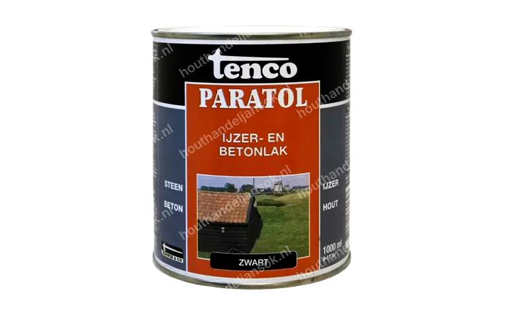 Paratol zwart dekkend 1,0 liter