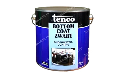 Bottomcoat zwart dekkend 2,5 liter