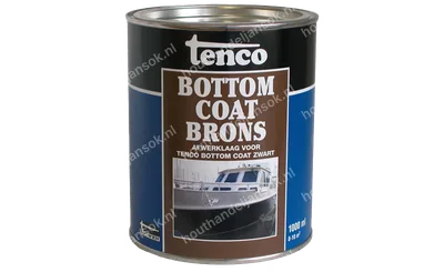 Bottomcoat brons dekkend 1,0 liter