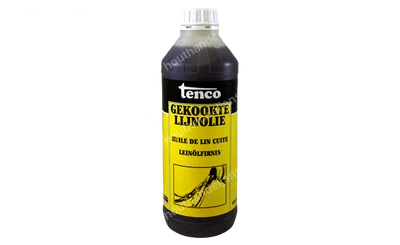 Gekookte lijnolie blank transparant 1,0 liter
