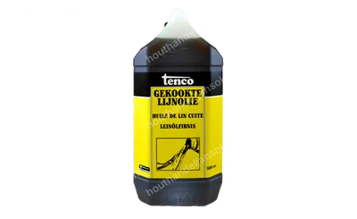 Gekookte lijnolie blank transparant 5,0 liter
