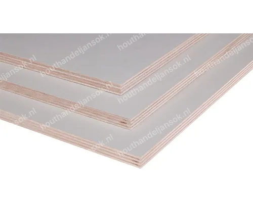 10mm Wit Gegrond (1,22×2,50m) (2,50m)