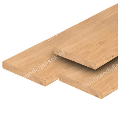 20x200mm Eiken fijn bezaagde plank (4,00m)