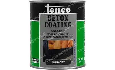 Betoncoating antraciet dekkend 0,75 liter