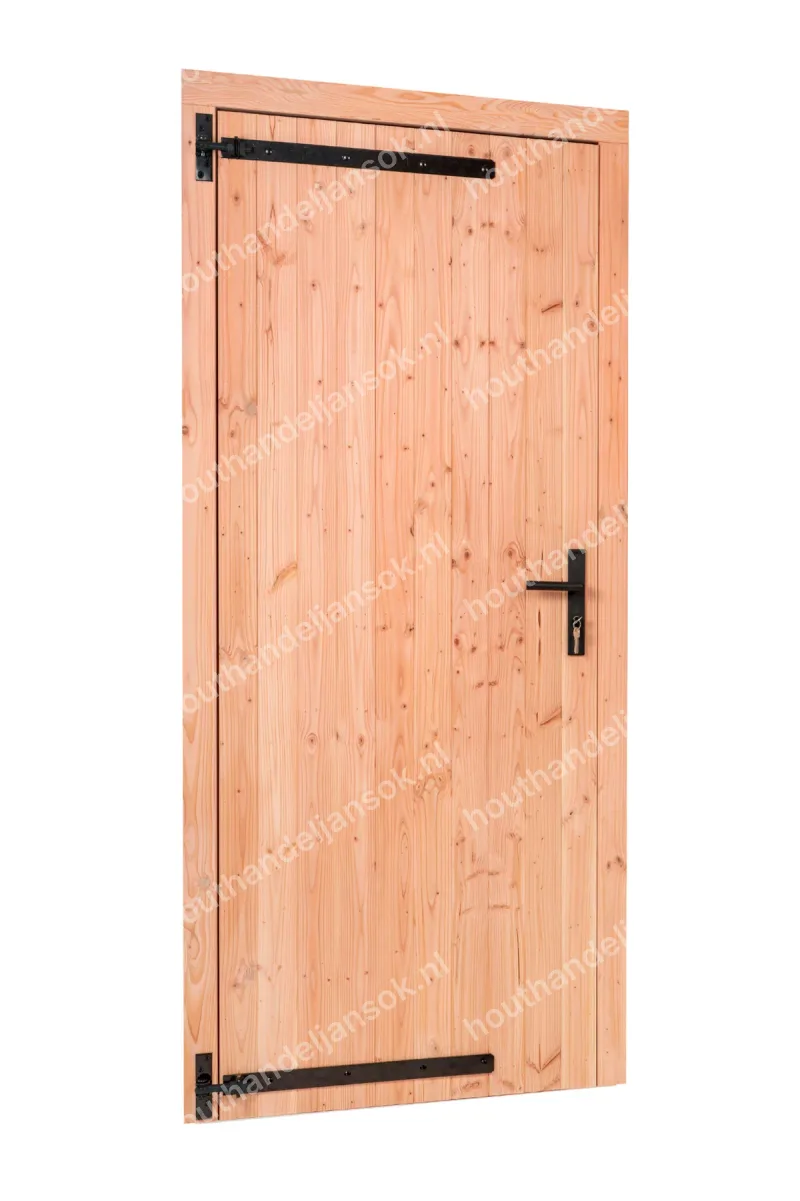 Enkele dichte Douglas deur L-draaiend XXL (2,15m)